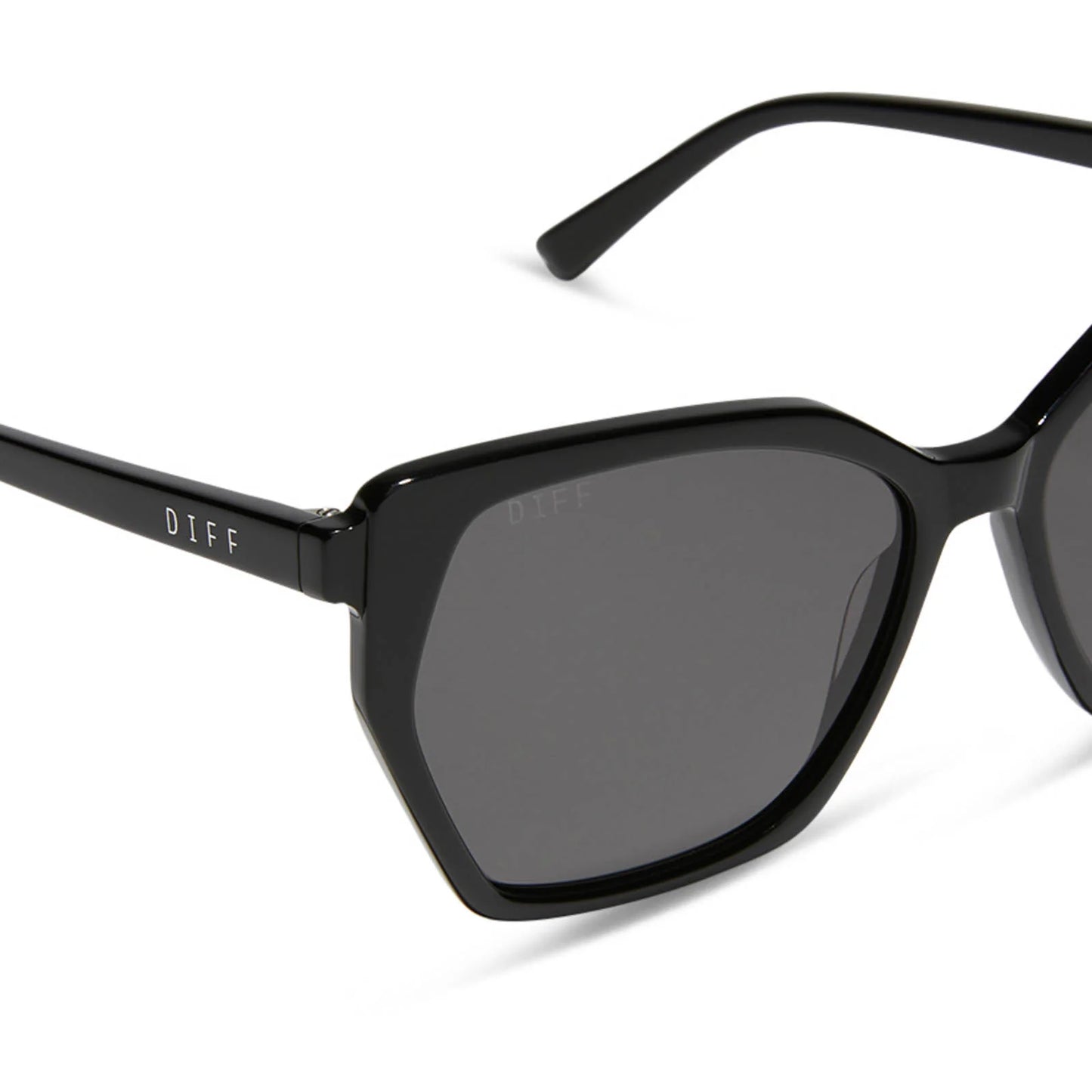 DIFF Eyewear - Vera - Black Grey Sunglasses