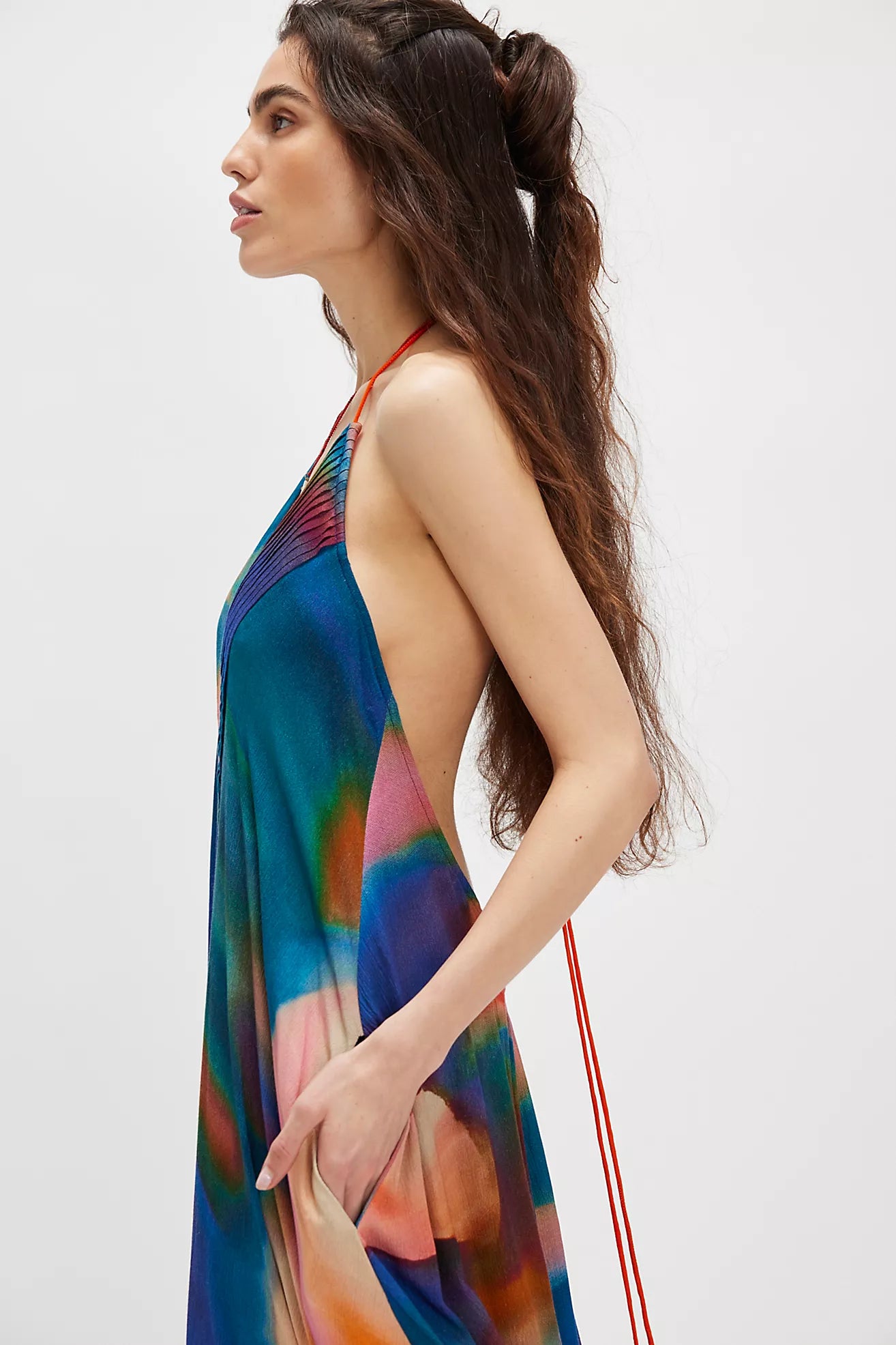 Free People Catalina Maxi Dress - Sunset Combo