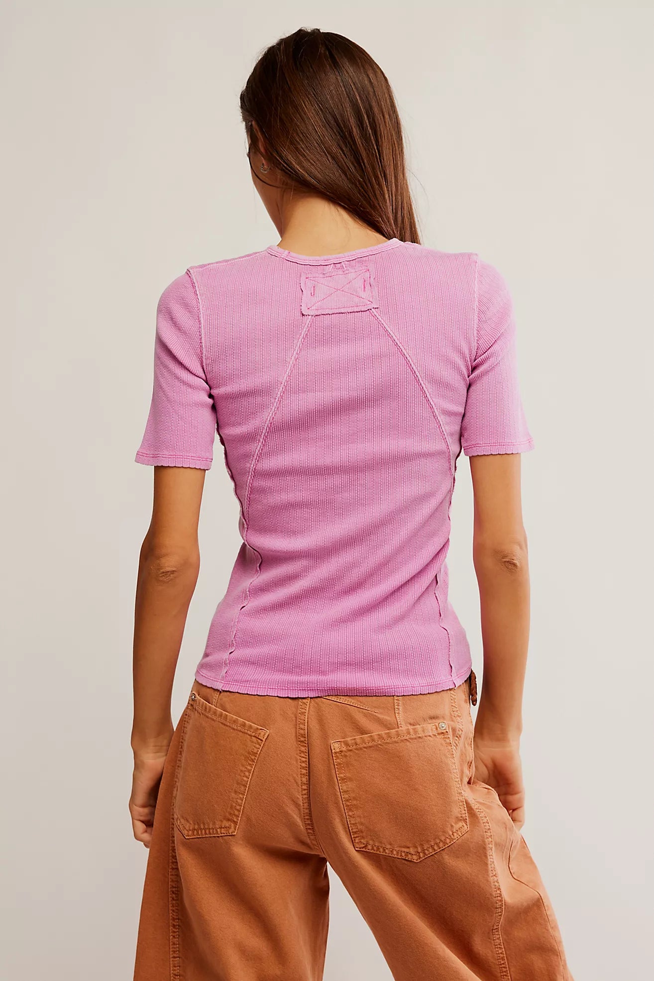 Free People Picture You Tee Shirt - Wild Orchid