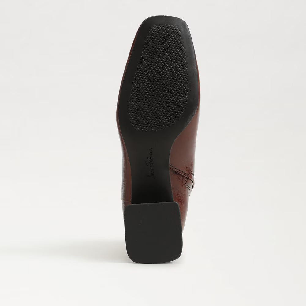 Sam Edelman Paige Ankle Boot - Rich Copper Patent Leather