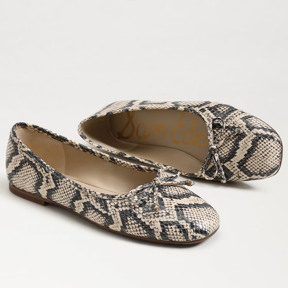 Sam Edelman Alie Ballet Flat - Roccia Snake Print Leather