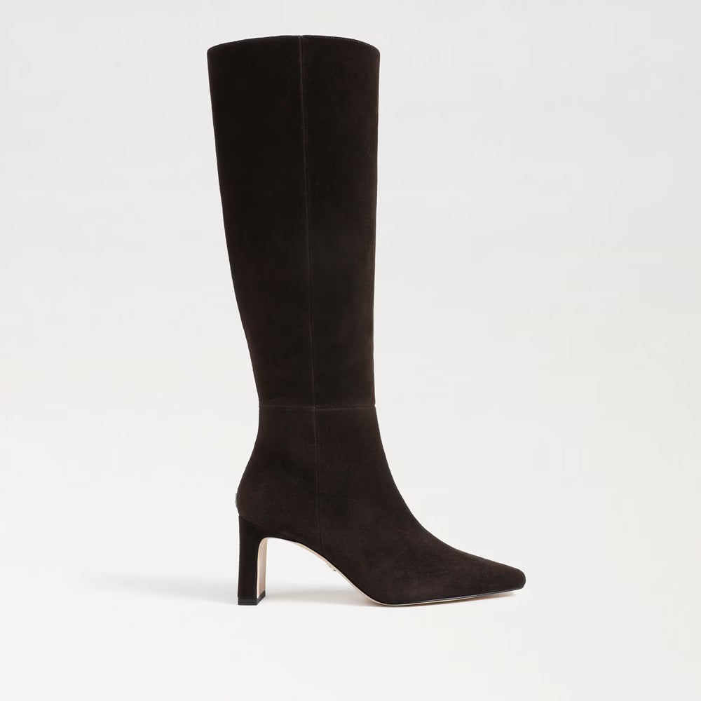 Sam Edelman Sylvia Knee High Boot - Chocolate Brown Suede