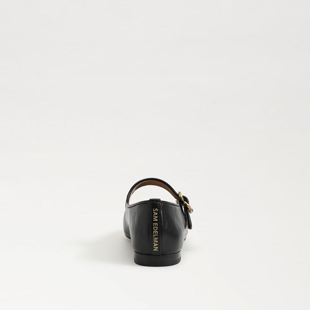 Sam Edelman Michaela Mary Jane Flat - Black Leather