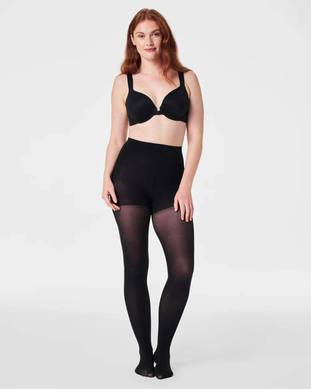 Spanx Shorty Shaping Tights - Very Black