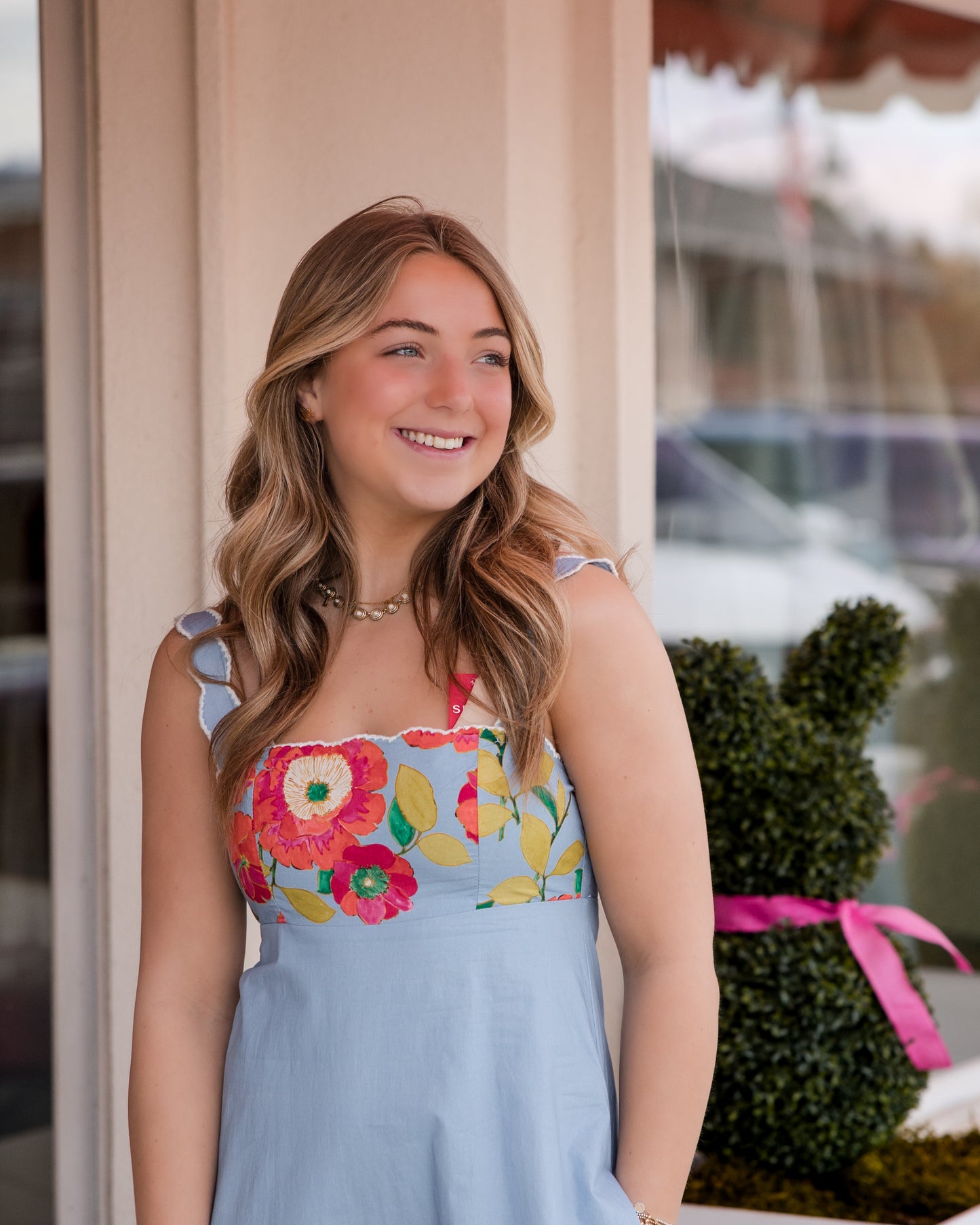 Annalisa Dress - Poppy Patch Blueberry