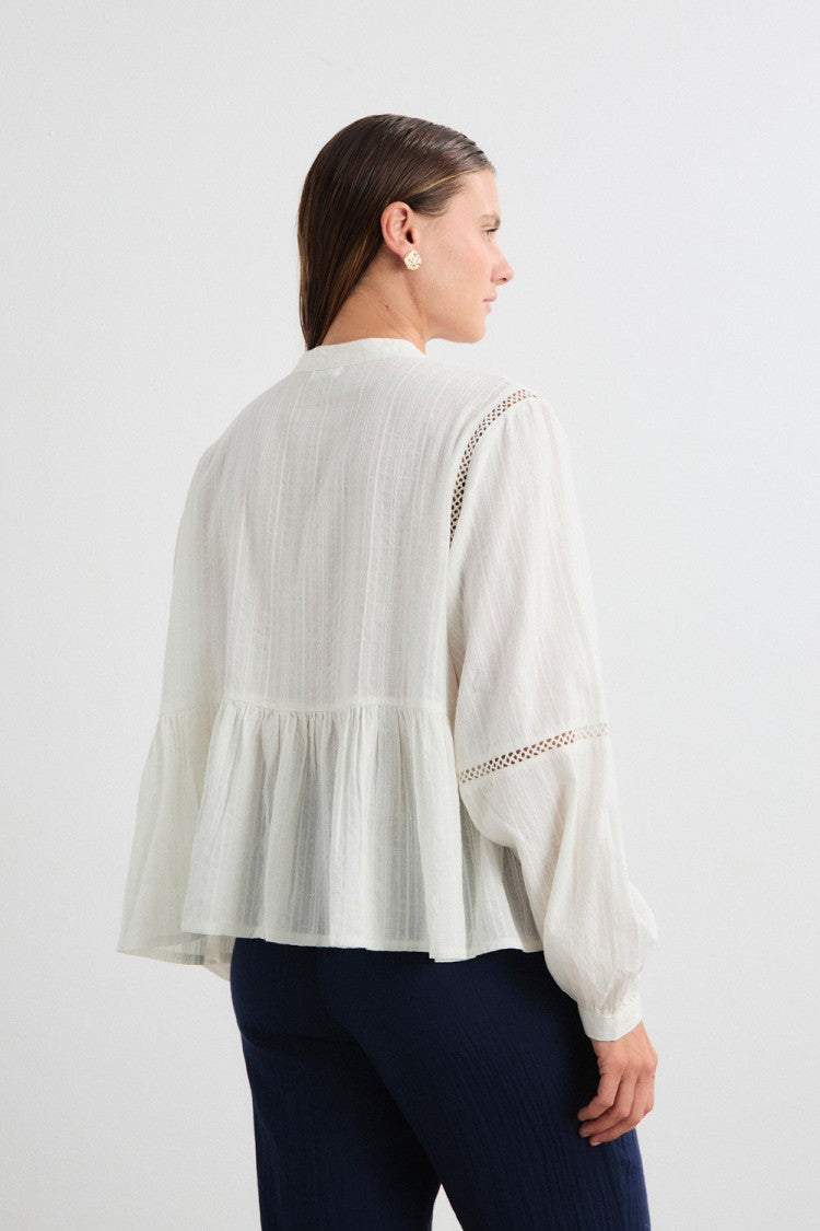 Idalia Blouse - White