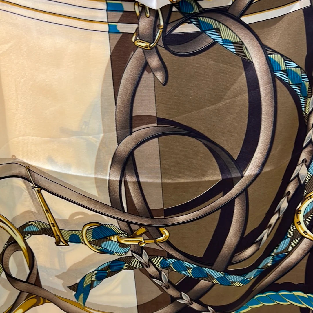 Regency Ride Scarf - Beige