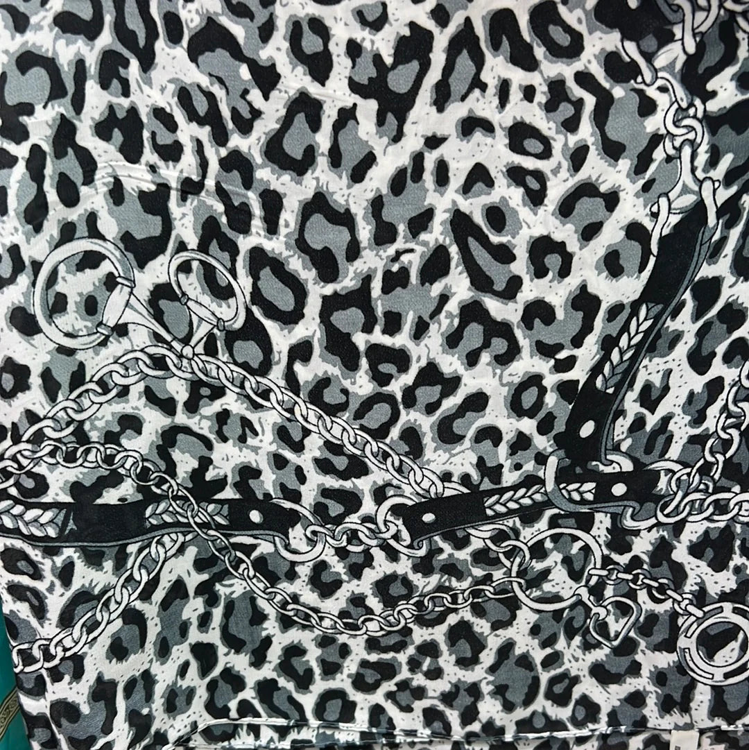 On the Prowl Scarf - Leopard Grey