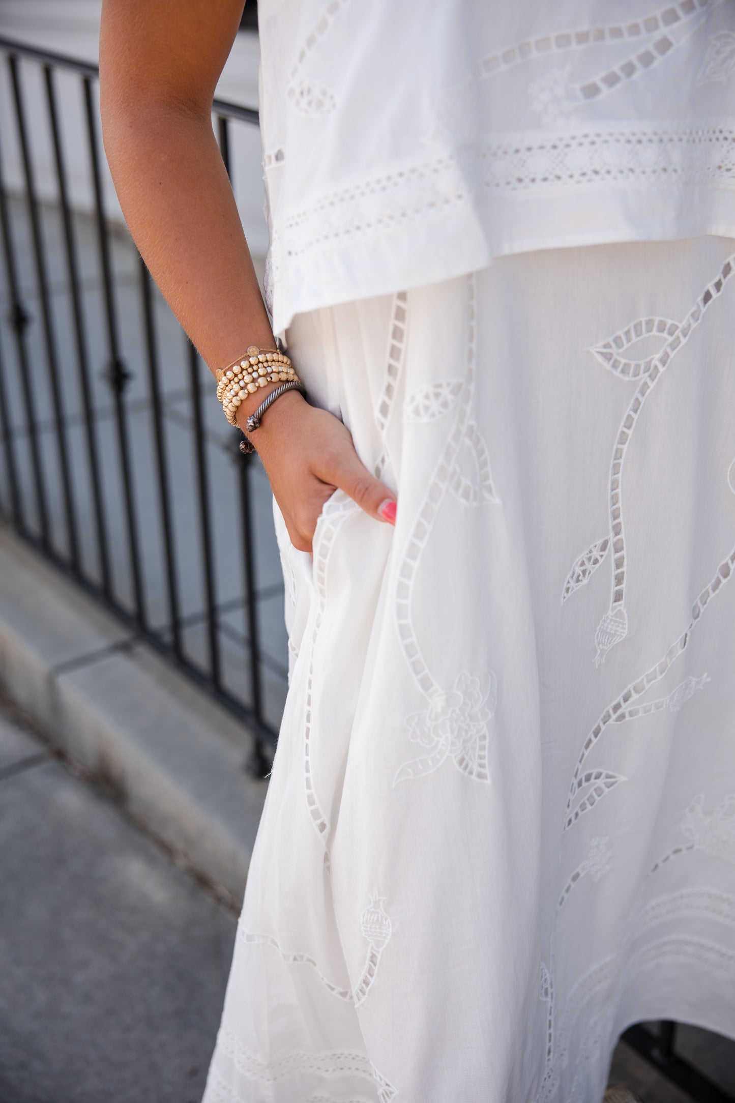 Winslow Midi Dress - Ivory