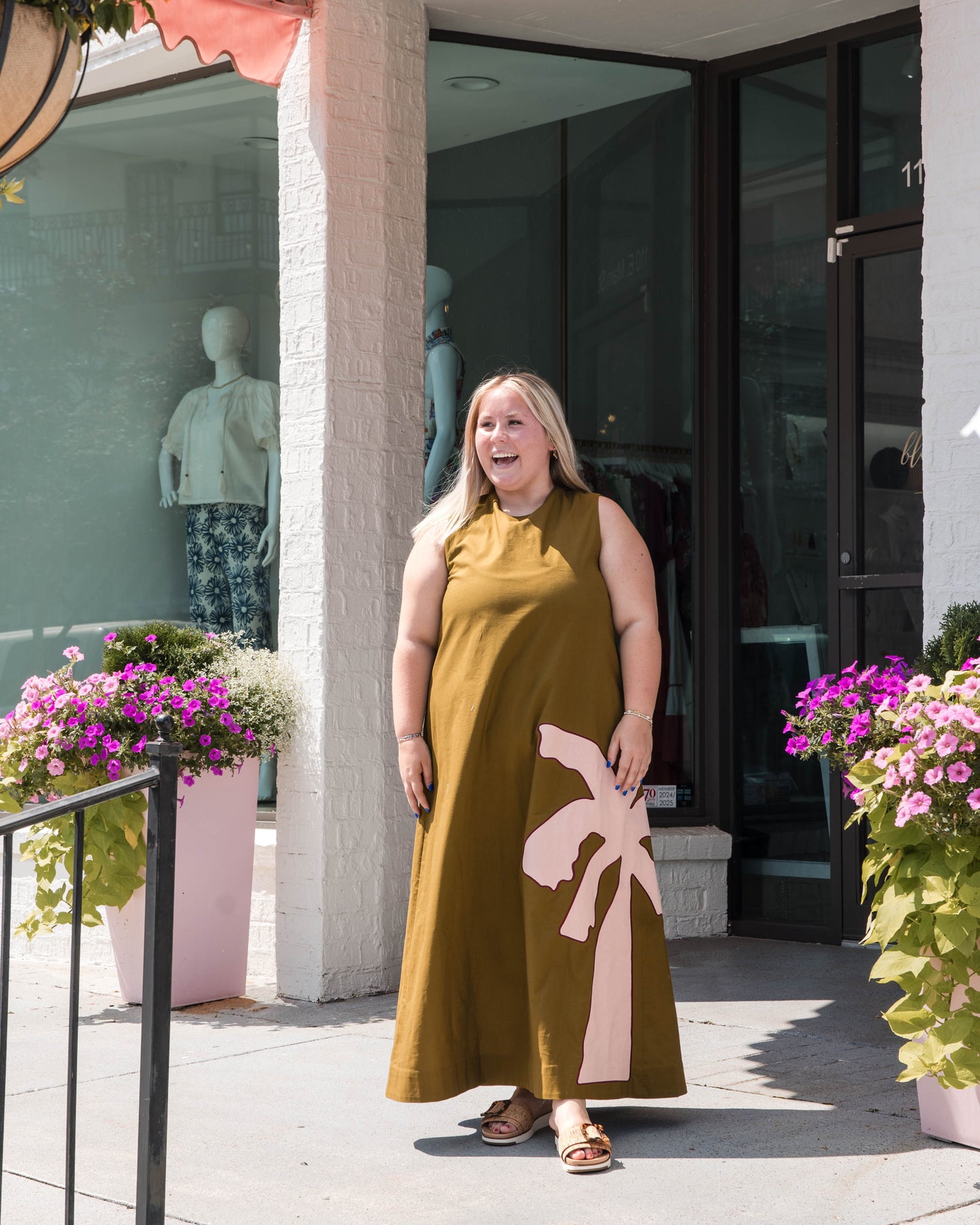 Owens Dress - Cardon w/ Embroidery