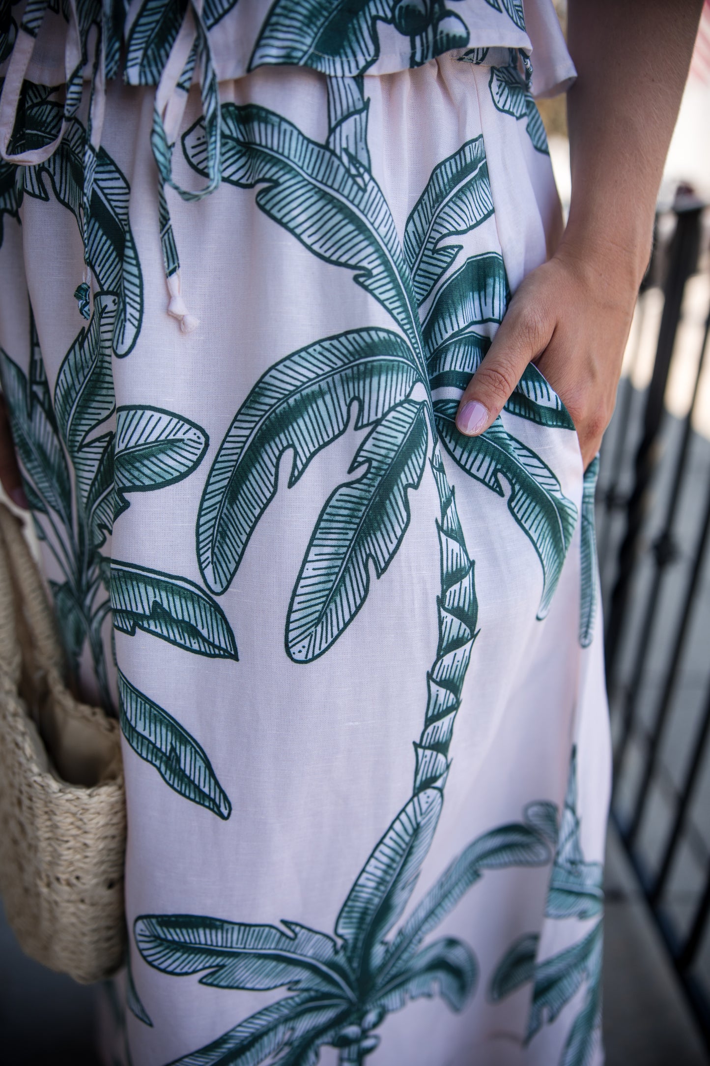 Marisol Skirt - Coconut Palm