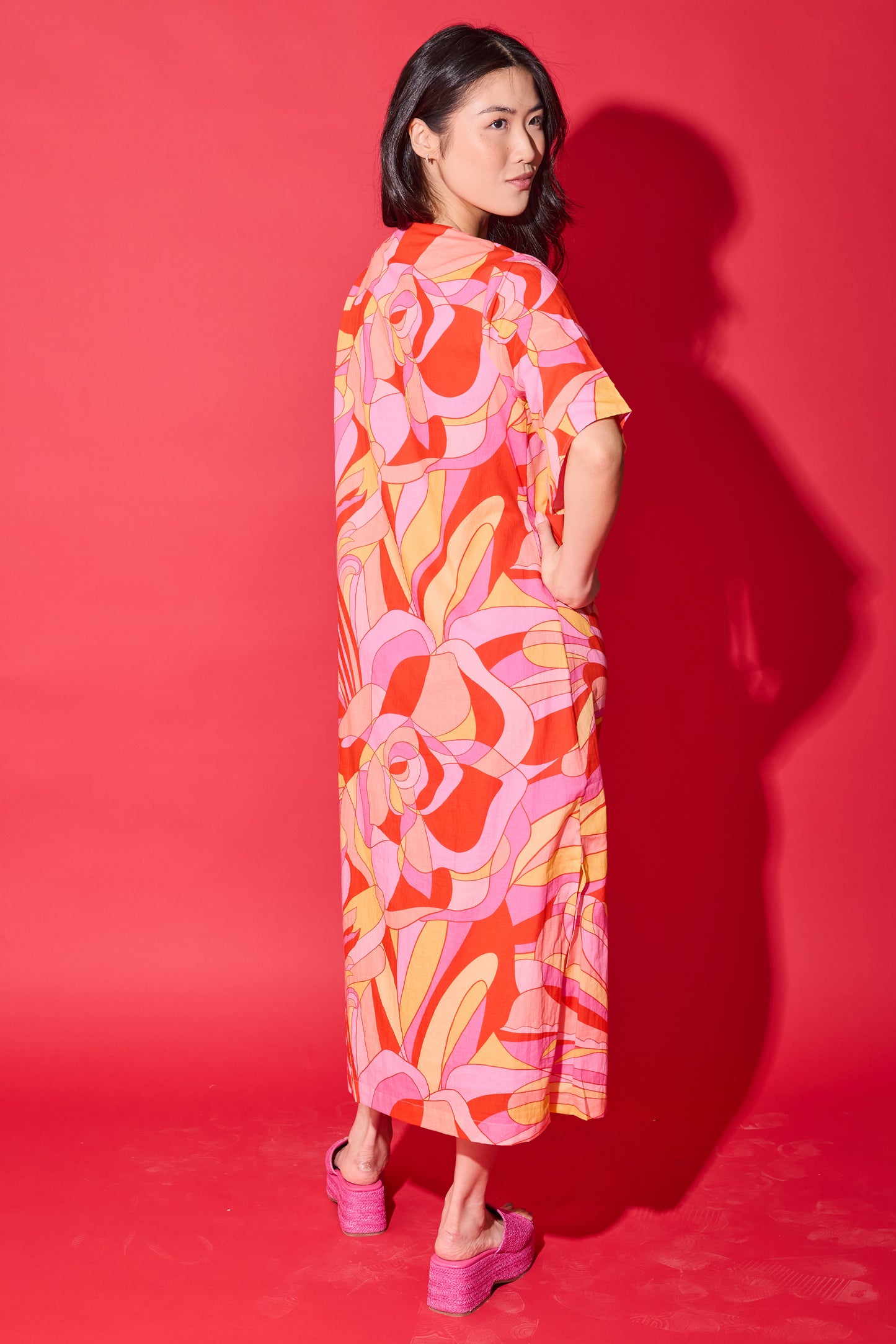 Delaney Dress - Moroccan Poppy