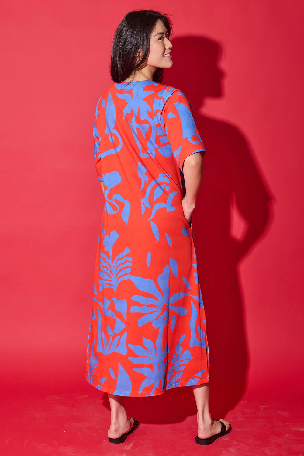 Tilly Dress - Rouge Majorelle