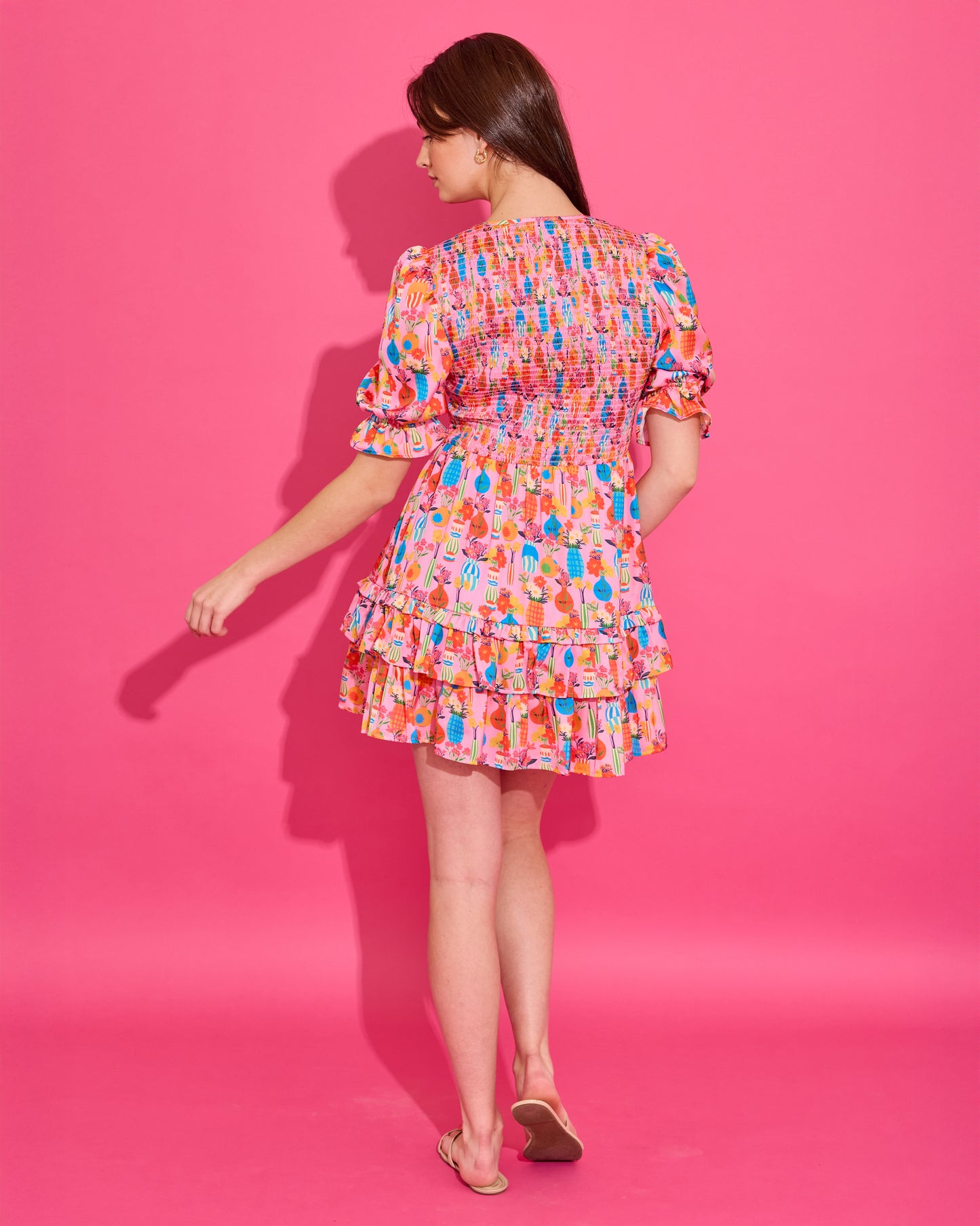 Alex Dress - Pink Chantilly