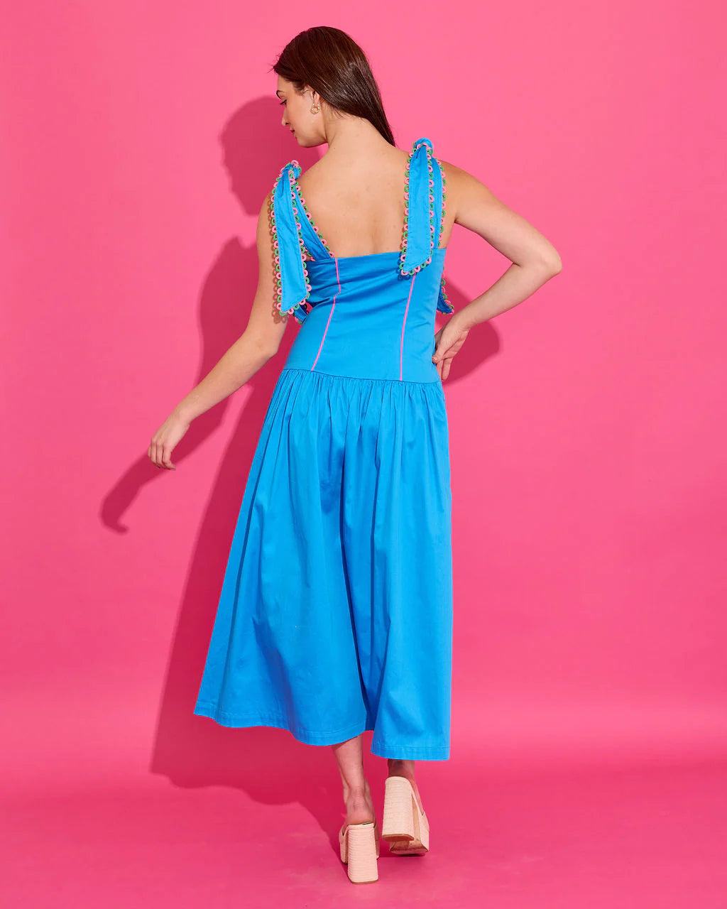 Anna Kate Dress - Riviera Blue