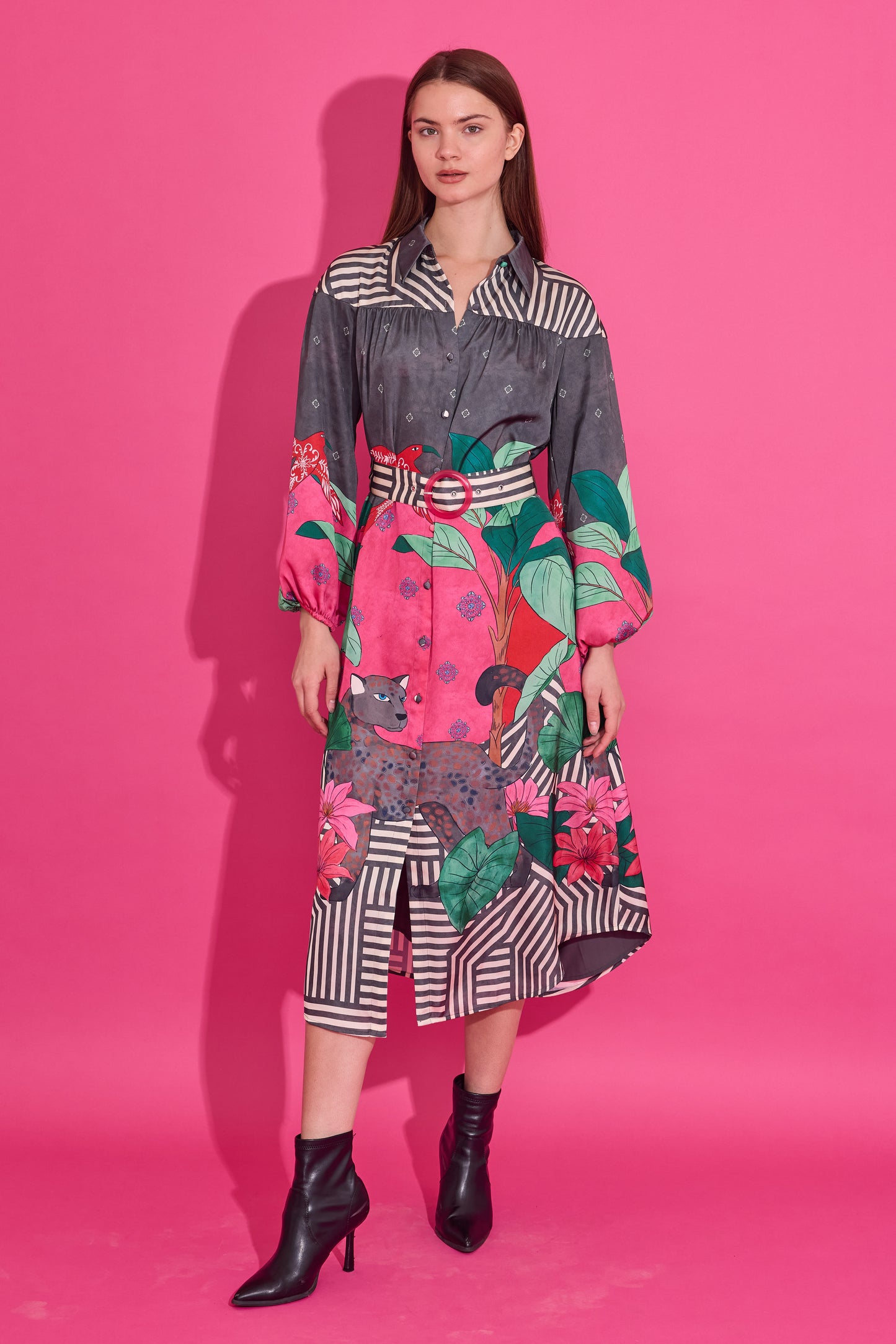 Jane Dress - Colony Stripe