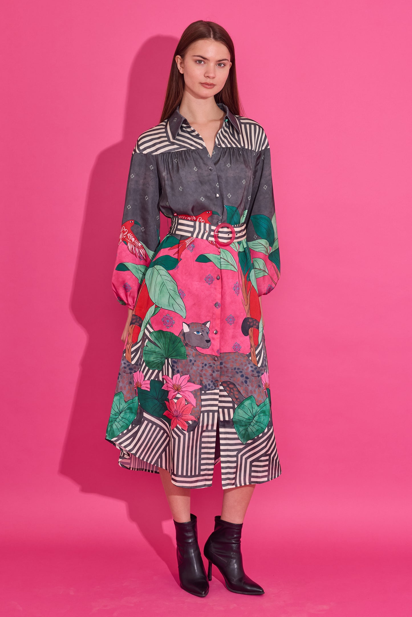 Jane Dress - Colony Stripe
