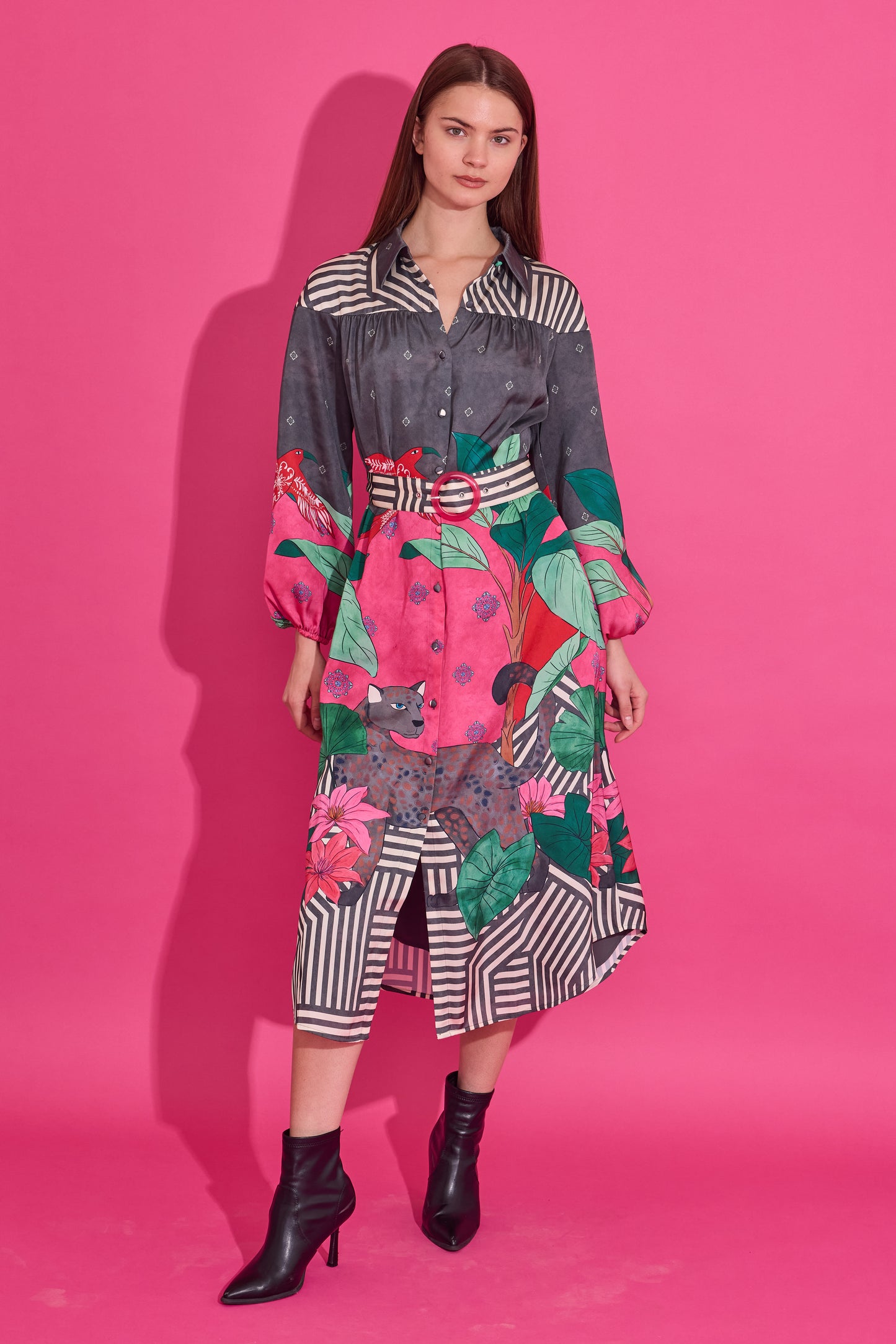 Jane Dress - Colony Stripe