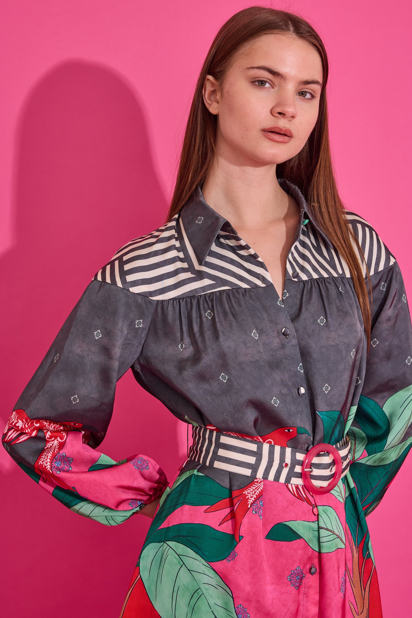 Jane Dress - Colony Stripe