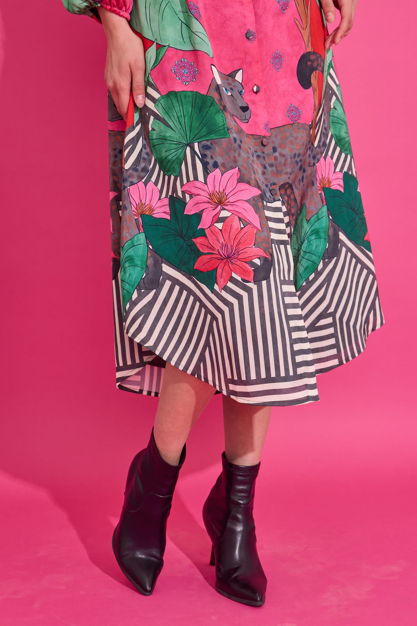 Jane Dress - Colony Stripe