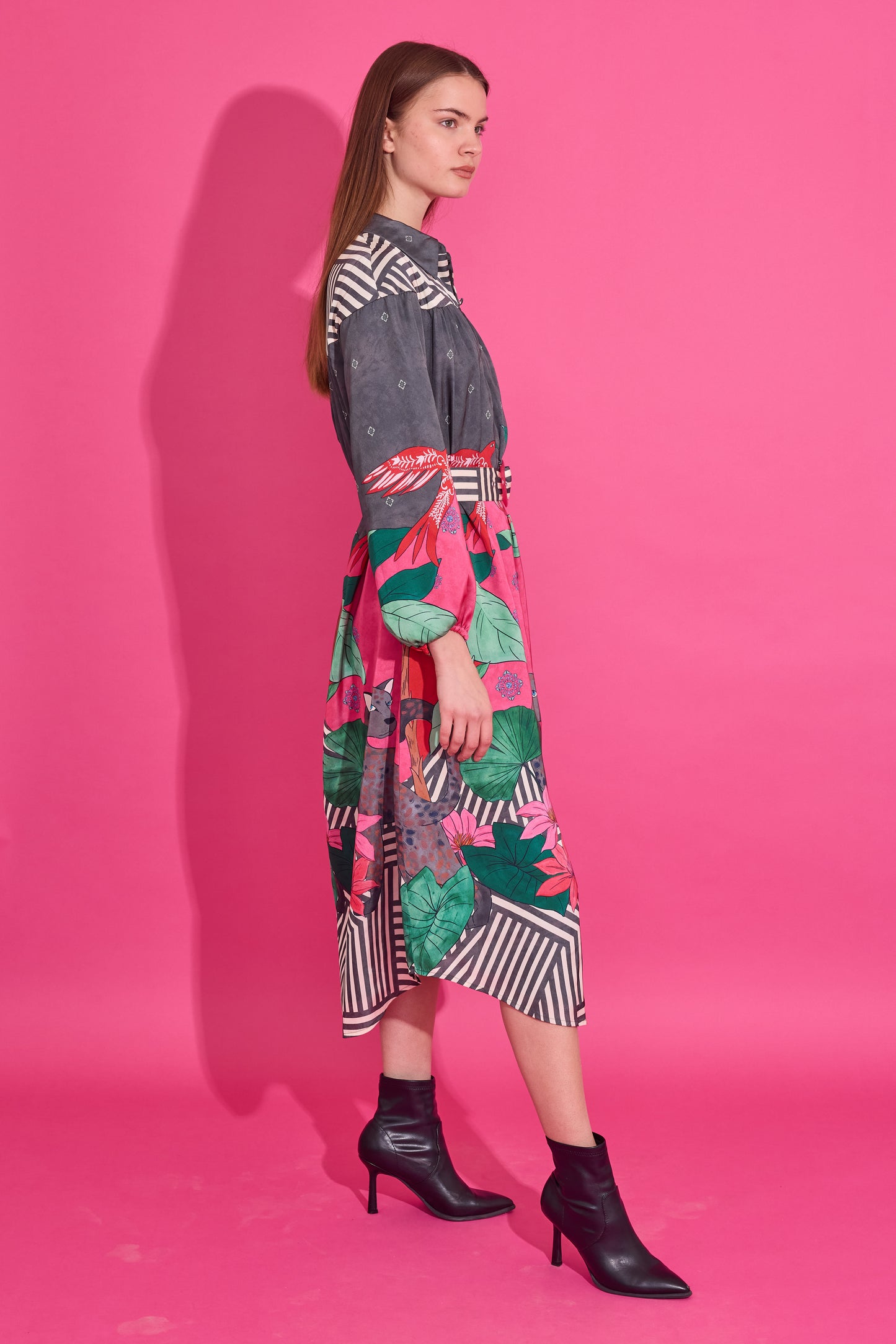 Jane Dress - Colony Stripe