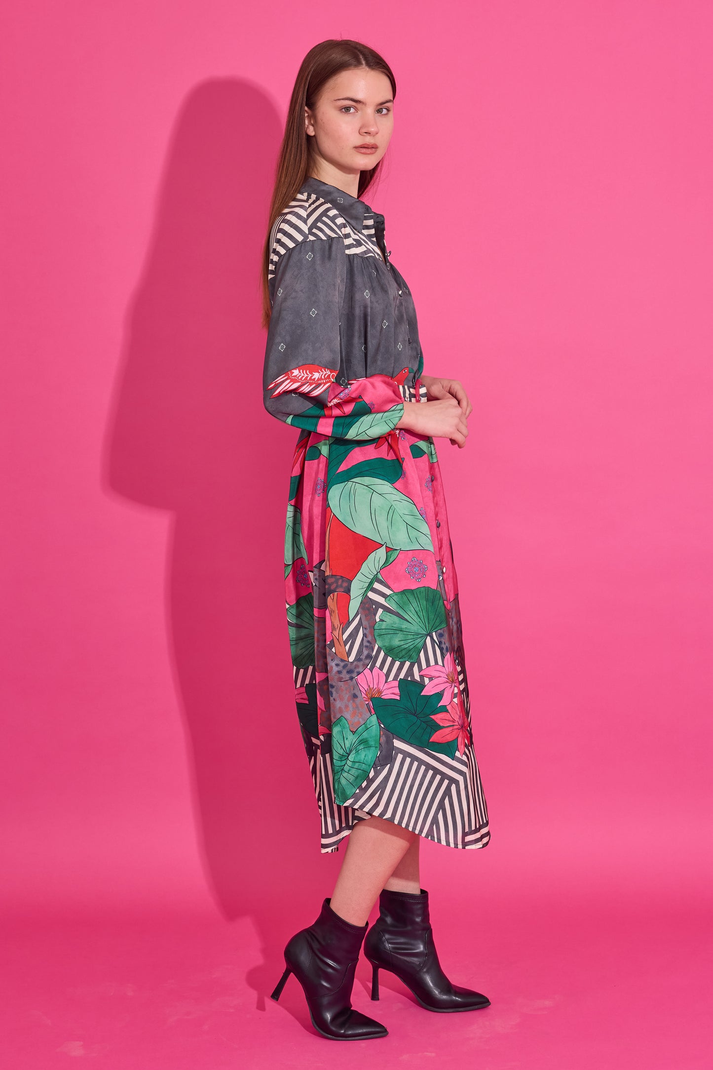 Jane Dress - Colony Stripe