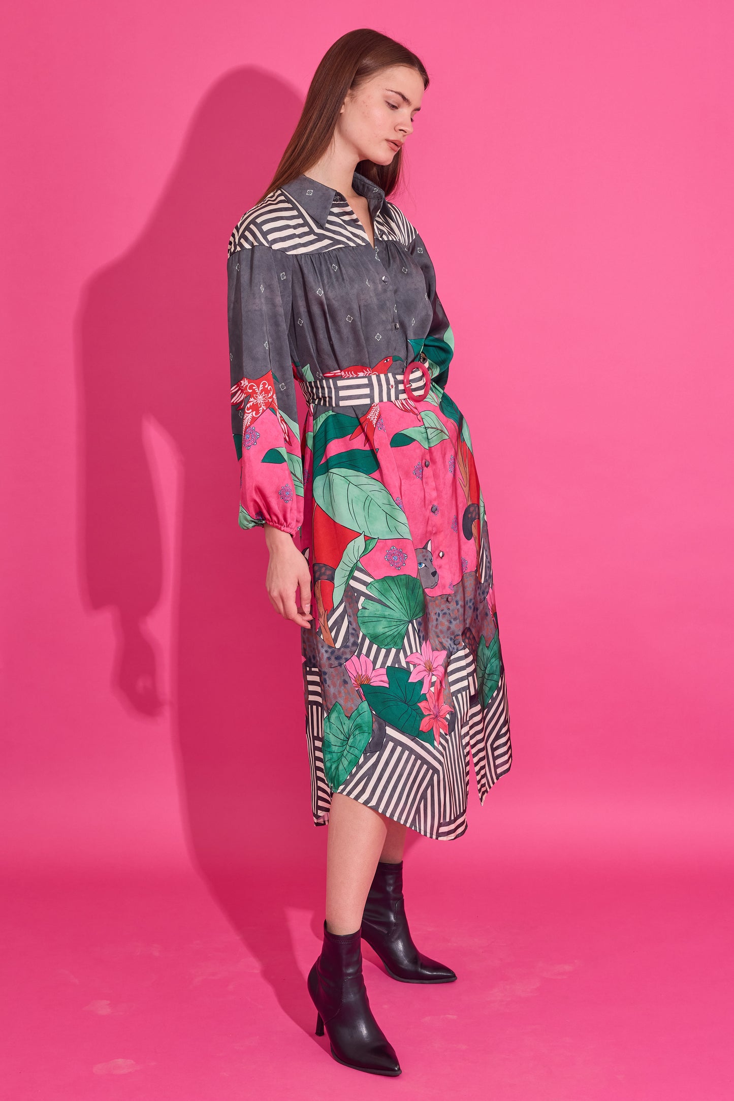 Jane Dress - Colony Stripe