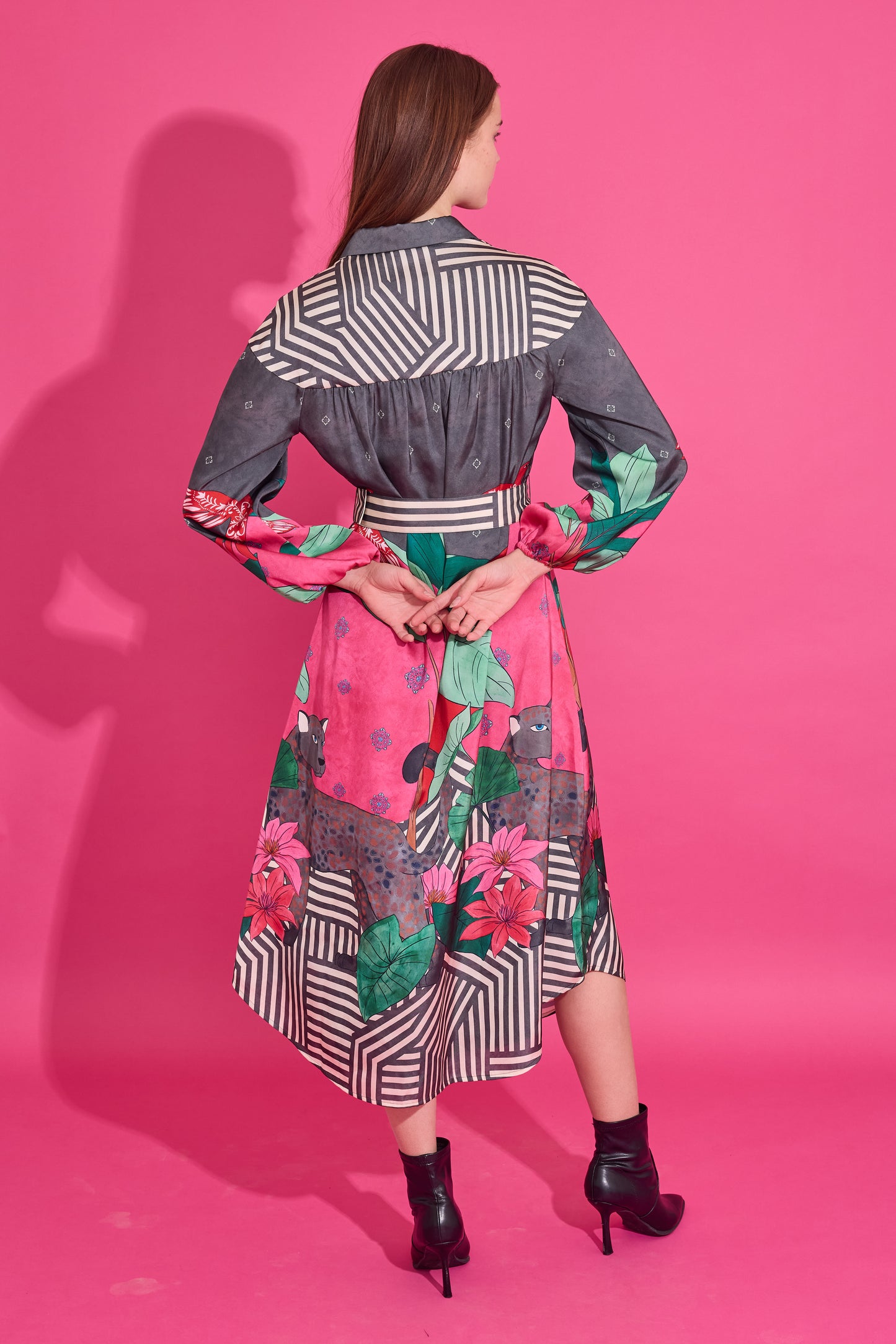 Jane Dress - Colony Stripe