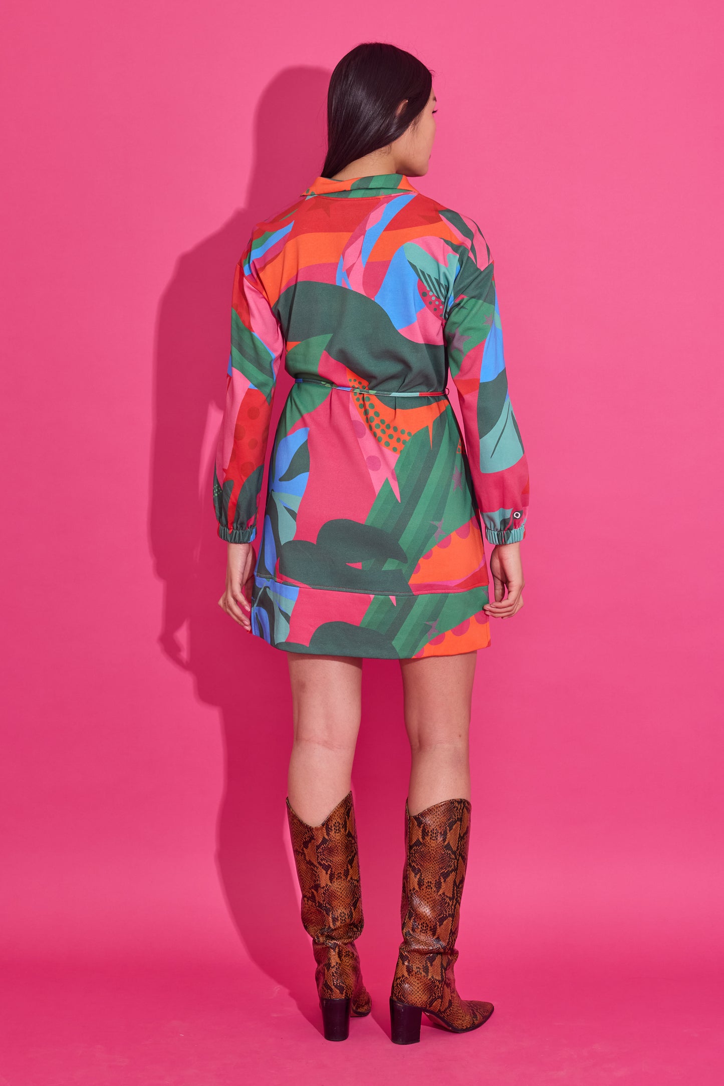 Logan Dress - Tropical Jingle