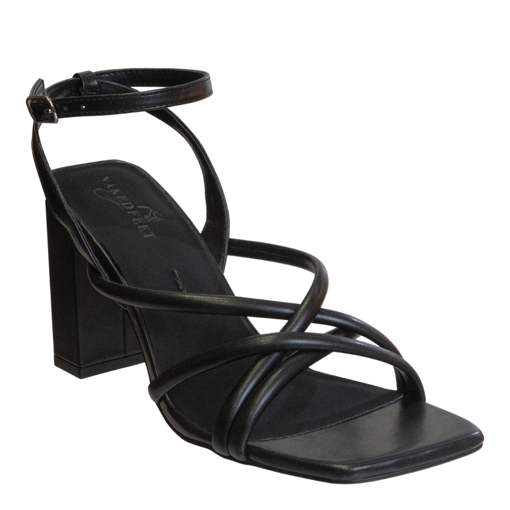 Naked Feet Mood Heels - Black