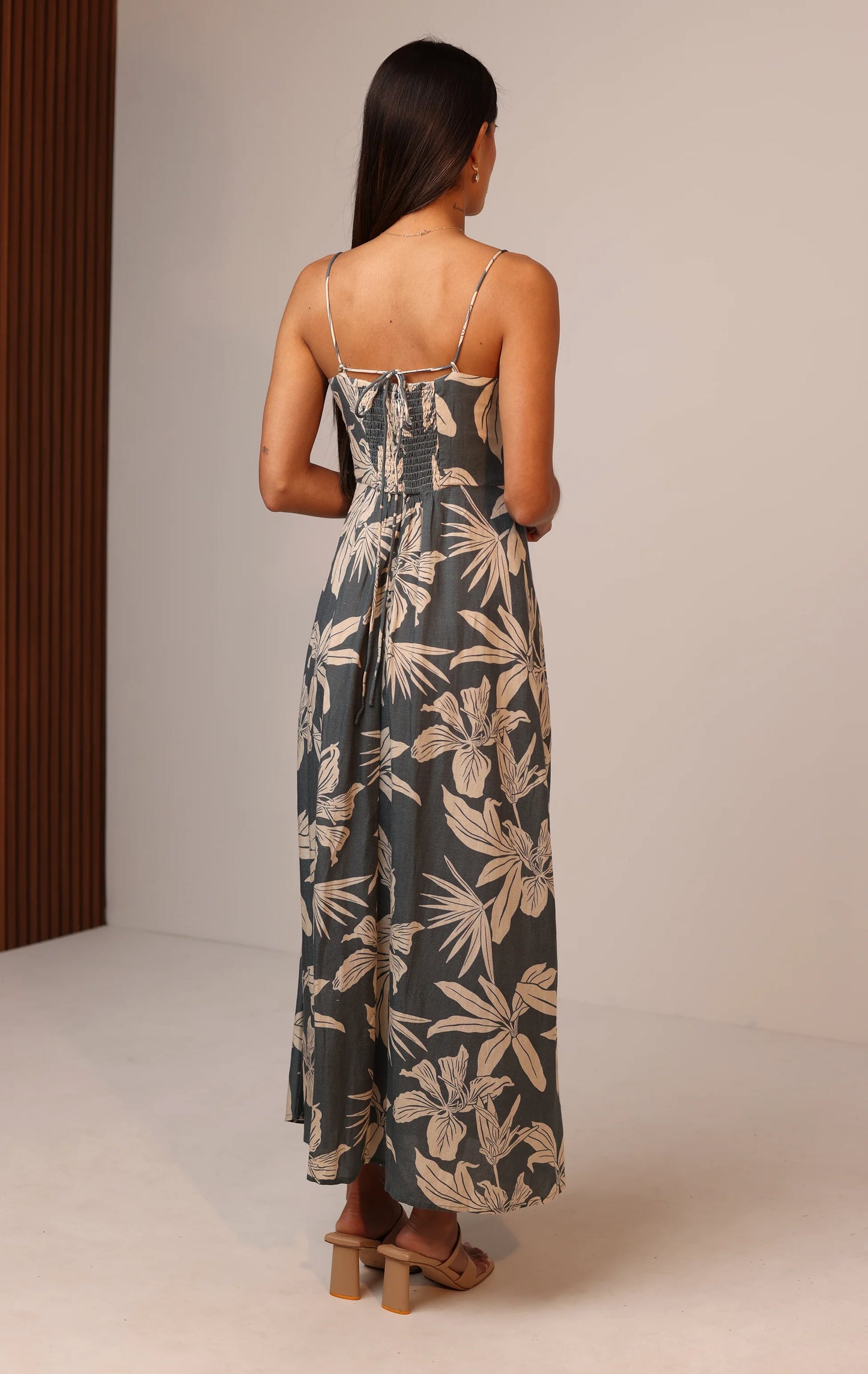 Poppy Maxi Dress - Bloomy Seas