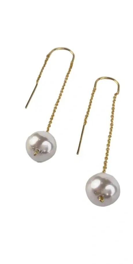 Allison Avery Single Pearl Threaders