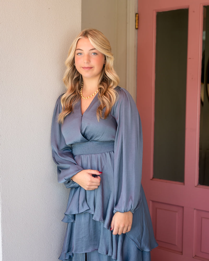Bei Dress - Cloud Grey