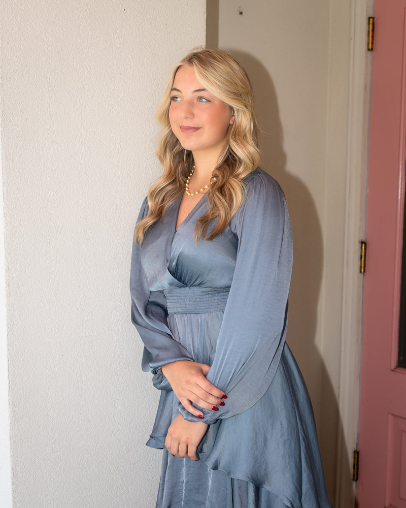 Bei Dress - Cloud Grey
