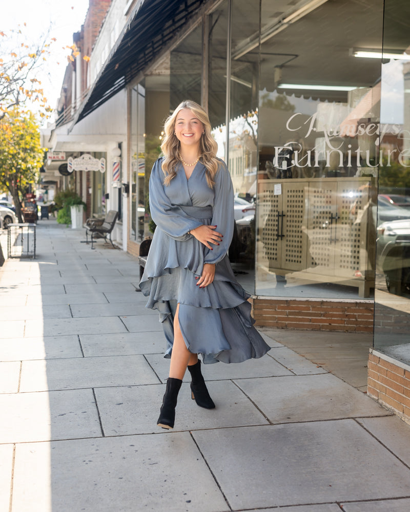 Bei Dress - Cloud Grey
