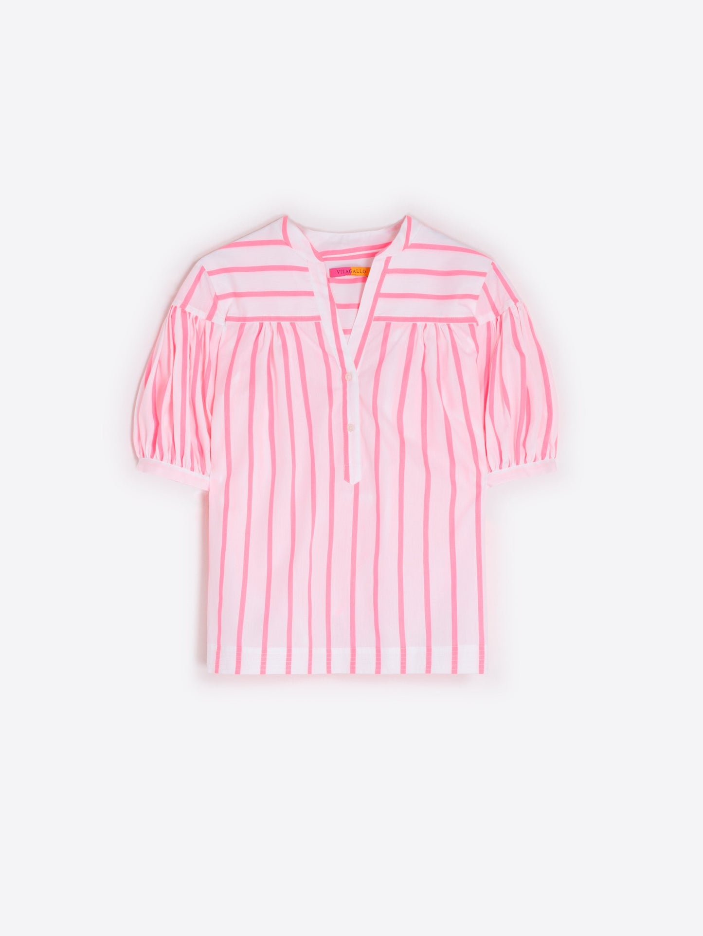 Ilania Shirt - Neon Pink Stripe