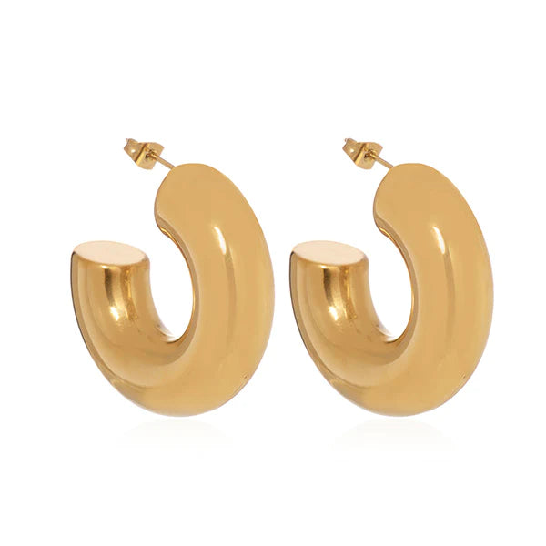 Space Hoop Earring