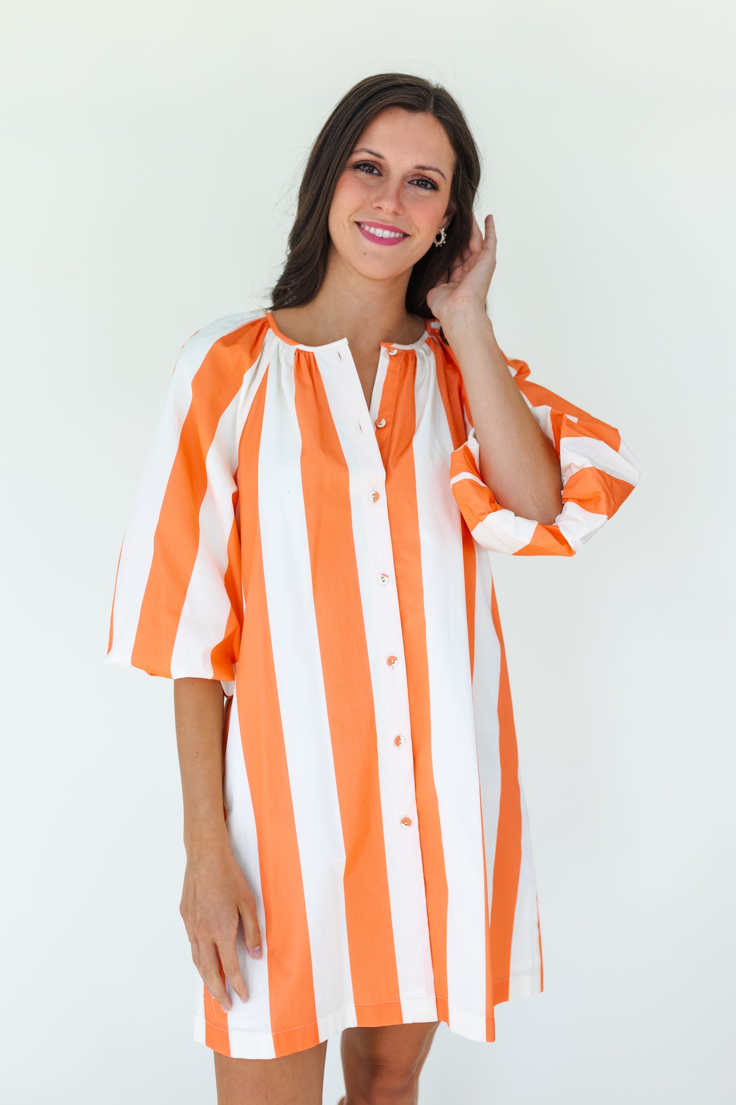 Emma Dress - Coral Quartz