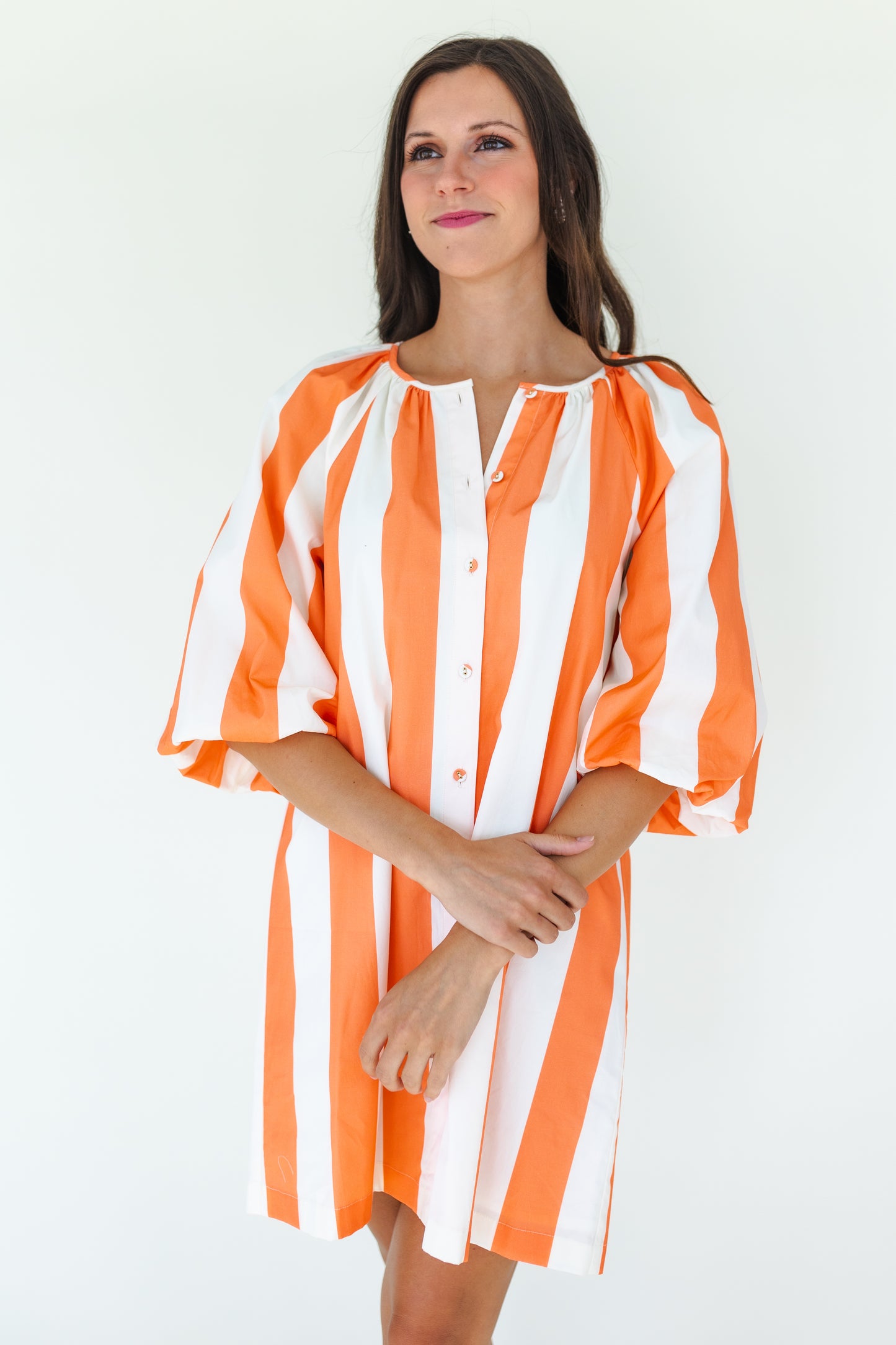 Emma Dress - Coral Quartz