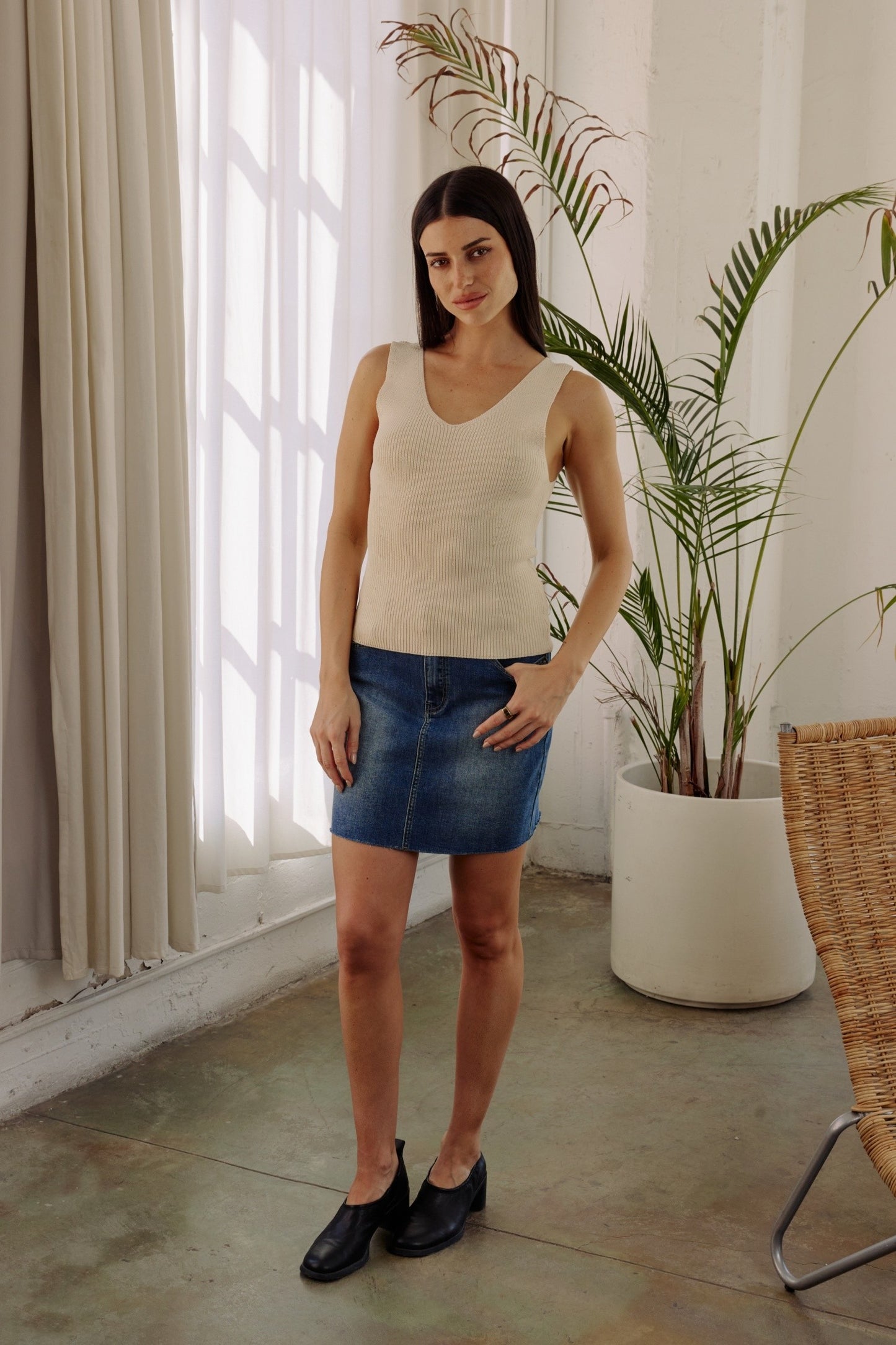 The Caroline Top - Cream
