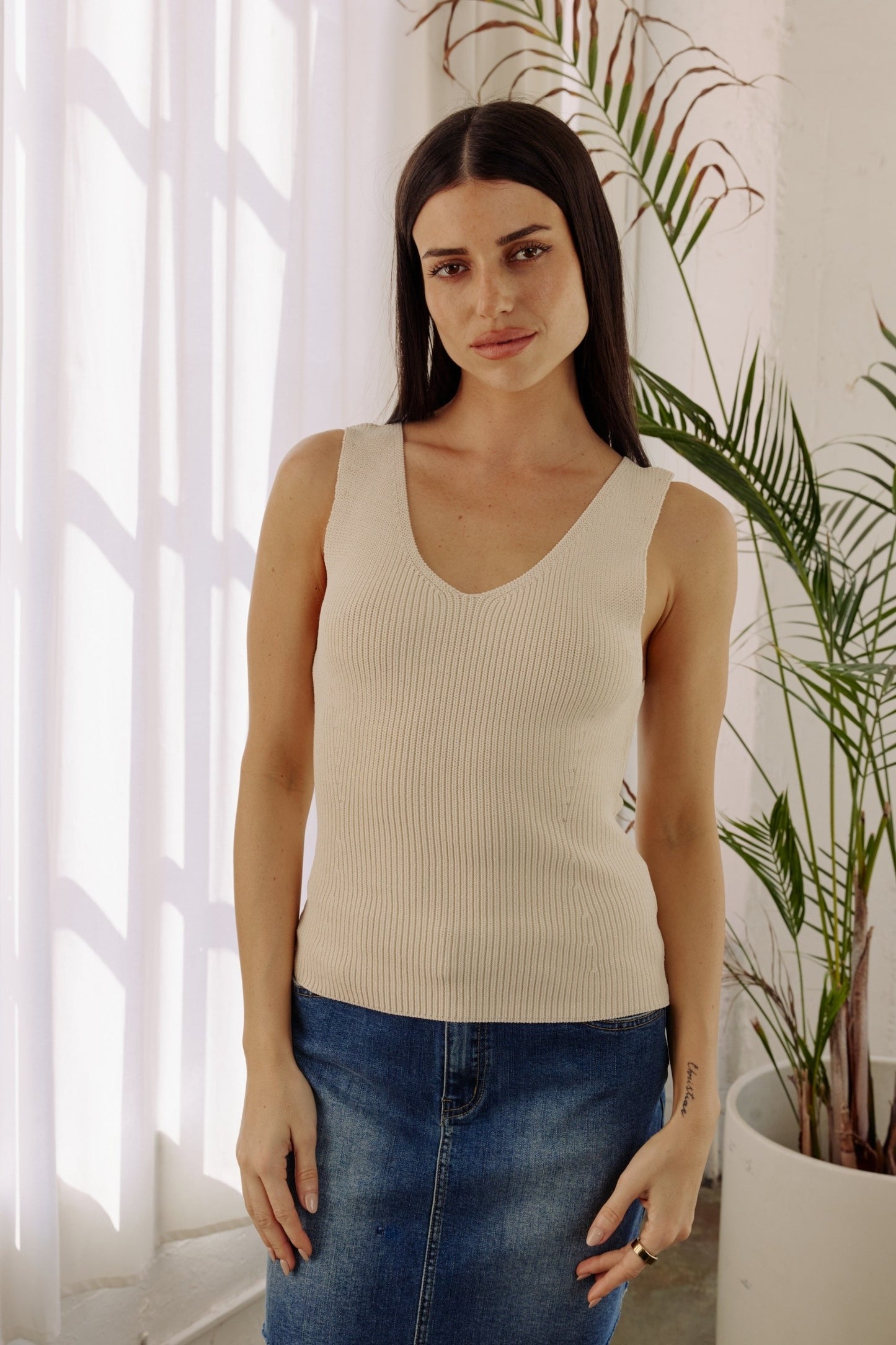 The Caroline Top - Cream