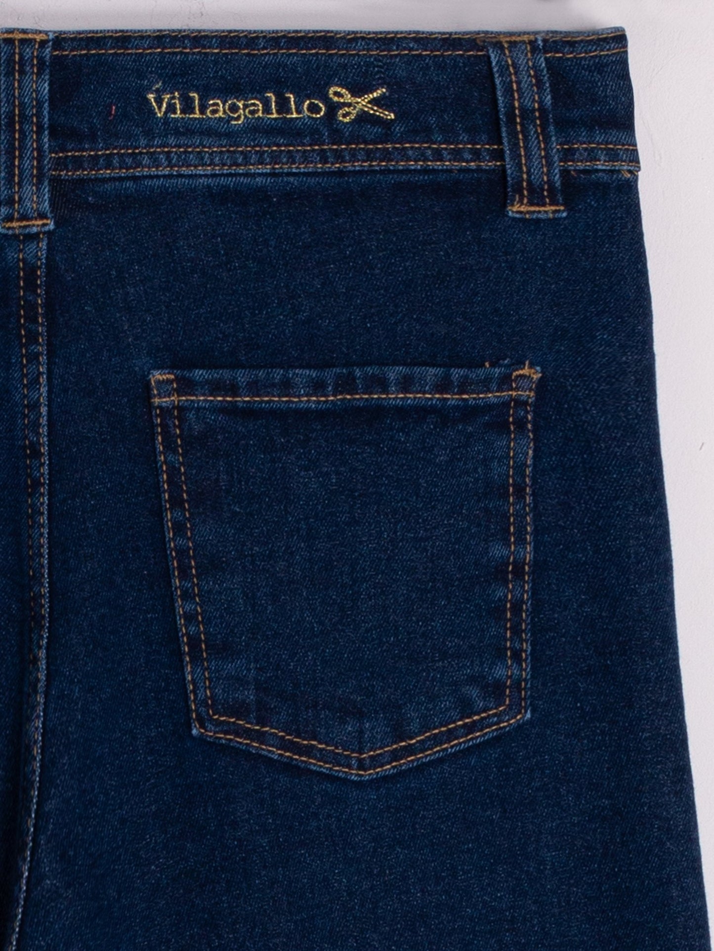Noa Denim Trouser - Medium Blue Denim