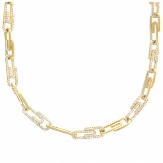 Allison Avery Paperclip Chain Necklace