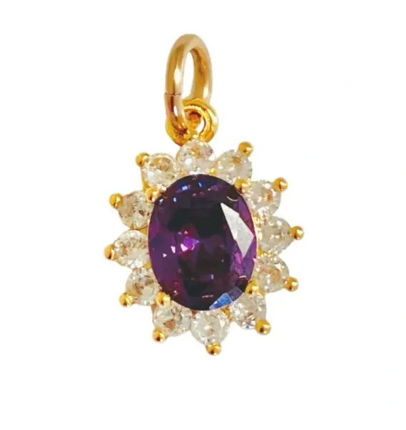 Allison Avery Goddess Charm Bar - Gemstone Charms