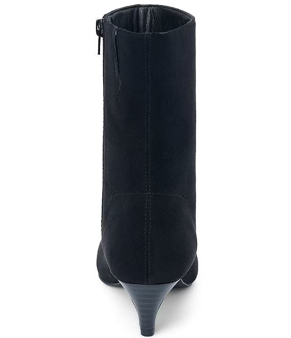 Esther Kitten Heel Boot - Black
