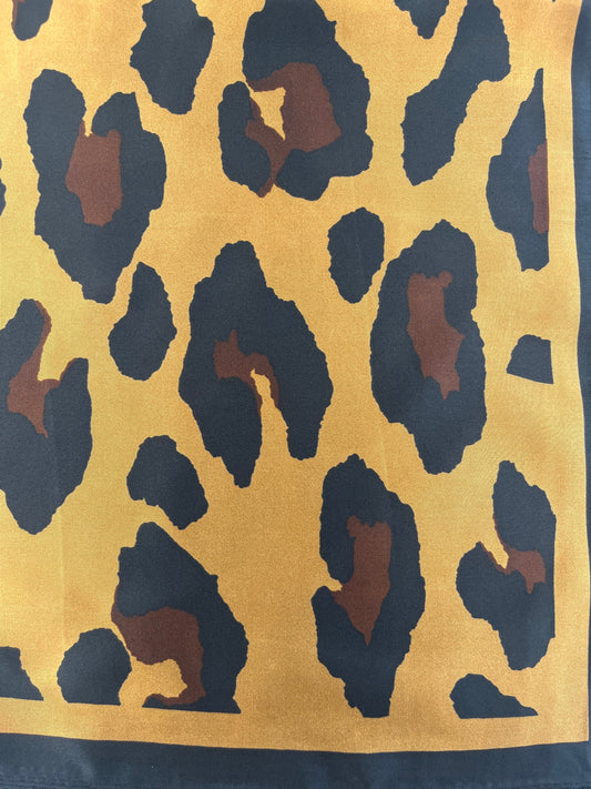 Leopard Luxe Scarf - Brown