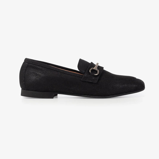 Cannes Loafer - Black Suede