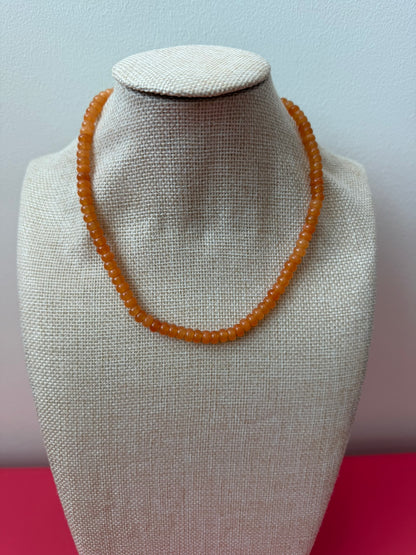 Gemma Necklace - Orange