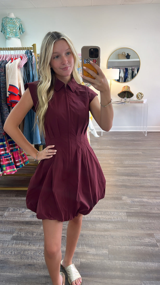 Dyanne Dress - Wine