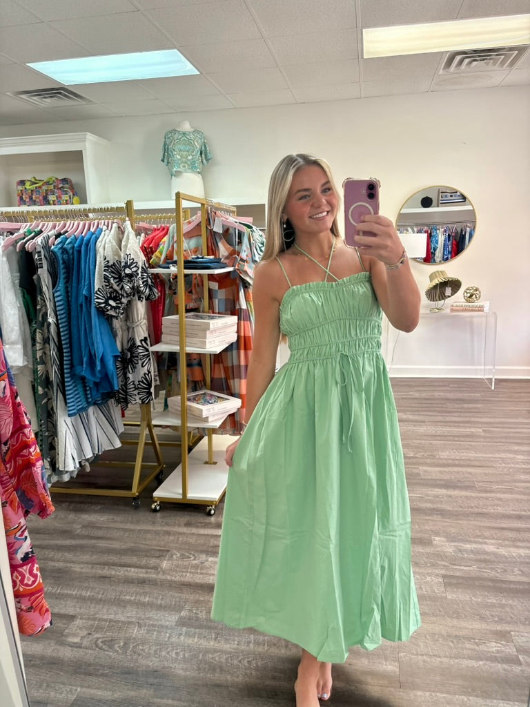 Pesaro Dress - Matcha